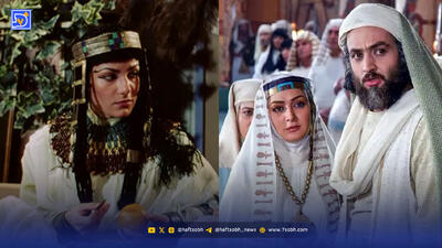  پشت صحنه لحظه ورود یوسف به مهمانی و زنانی که دست خود را با چاقو می‌برند!