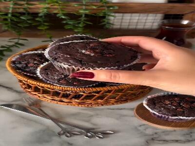  طرز تهیه کیک مافین شکلاتی