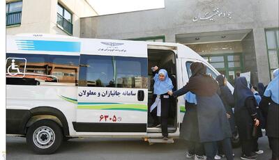 سرویس مدارس دانش‌آموزان استثنایی لَنگ بودجه