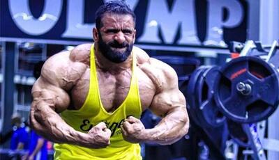 عکس/ خلاقیت تحسین‌برانگیز «هادی چوپان» برای طراحی باشگاه بدنسازی‌اش