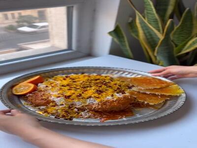  زرشک پلو با مرغ عروسی