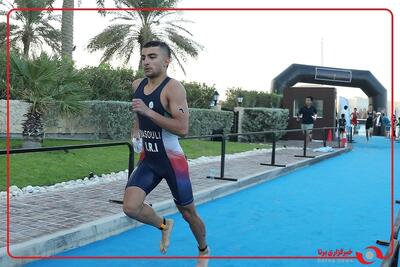  پارسا رسولی جزی تنها نماینده ترای اتلون کشورمان نفر چهارم شد