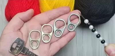  آموزش ساخت سرکلیدی زیبا و بامزه با کاموا و مهره !