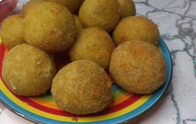  طرز تهیه توپک پنیری / آموزش توپک پنیری غذای سریع و راحت و خوشمزه