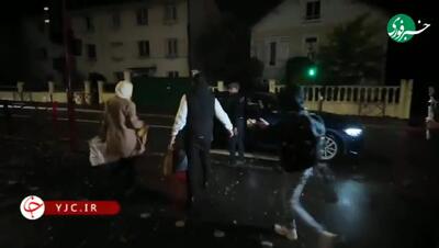  تصاویری از لحظه آزادی مشروط مهدیه اسفندیاری از زندان فرانسه+ فیلم