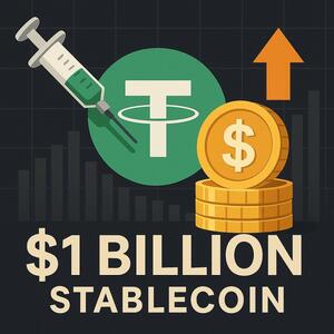  تتر یک میلیارد دلار USDT جدید عرضه کرد