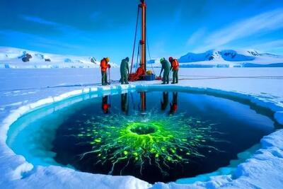  کشف حیات پنهانی جدید زیر یخ‌های قطب شمال