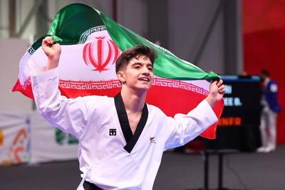 فیلم/ اولین طلایی ایران در بازی‌های آسیایی جوانان: با طلا مزد زحمات خانواده‌ام را دادم