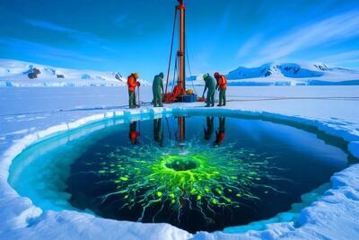  حیات پنهانی جدیدی در زیر یخ‌های قطب شمال کشف شد