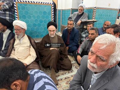  حضور سید محمد خاتمی در مراسم سالگرد رحلت پدرش + عکس ها