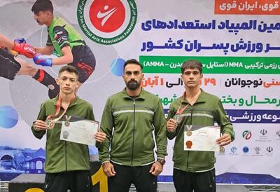  افتخارآفرینی قهرمانان کردستانی در هفتمین المپیاد استعدادهای برتر MMA
