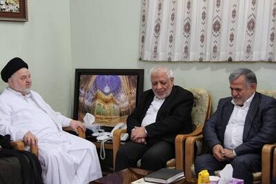  دیدار اعضای حزب مؤتلفه اسلامی با حجت‌الاسلام شهرستانی