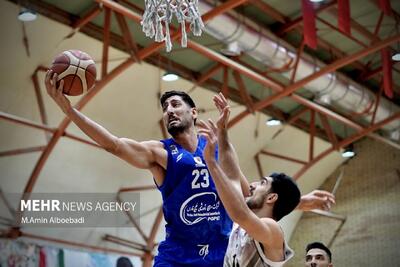 لیگ برتر بسکتبال - رعد پدافند اصفهان و استقلال تهران