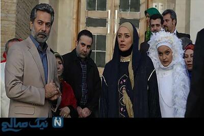  رونمایی نیلوفر پارسا (بیتا) از یک «قاب عاشقانه و پرمهر» با همسرش میلاد اسداللهی همزمان با بازپخش سریال آوای باران!