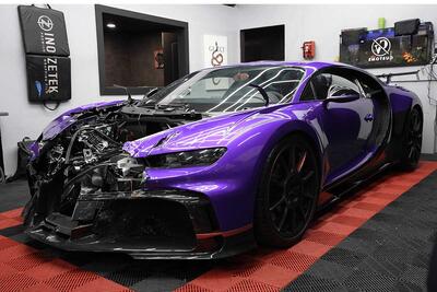  هزینه باورنکردنی تعمیر بوگاتی با قطعاتی گران‌تر از فراری صفرکیلومتر! - پدال