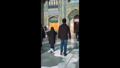  عموپورنگ خادم امام رضا(ع) شد