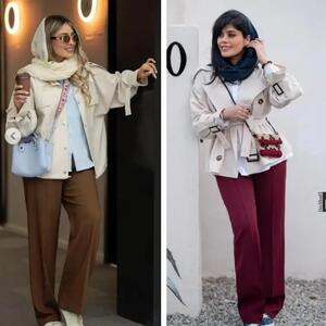  چطور با بارونی کوتاه استایل کنیم/ انتخاب بهترین رنگ با پیشنهاد شلوار مناسب و دوخت خاص
