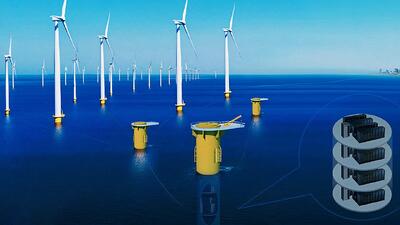  چین از نخستین مرکز داده زیرآبی جهان با انرژی بادی رونمایی کرد + ویدیو