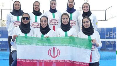  صعود تیم ملی پدل بانوان ایران به فینال قهرمانی آسیا