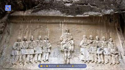  جاه‌طلبی ناصرالدین شاه برای حک تصویرش بر کوه بیستون