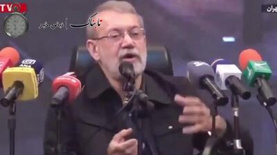 هدف اصلی حمله اسرائیل به ایران از زبان لاریجانی +فیلم