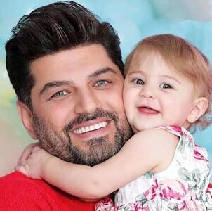  چهره‌ها/تصویری از نادر سریال آوای باران در جشن تولد دخترش