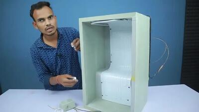  نحوه ساخت یک یخچال کوچک توسط استادکار هندی (فیلم)