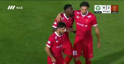  حرکت غیرمنتظره مهاجم پرسپولیس پس از گلزنی