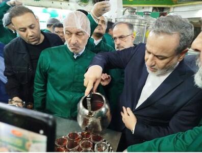  تشرف وزیر امور خارجه به حرم مطهر امام رضا(ع)