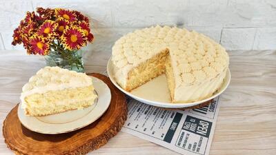  طرز تهیه کیک شیر عسلی یا کیک عروس با یه مزه جدید و فوق العاده