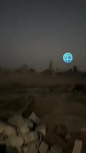  لحظه‌ منفجر کردن ساختمان‌های مسکونی در جنوب نوار غزه توسط صهیونیست‌ها + فیلم