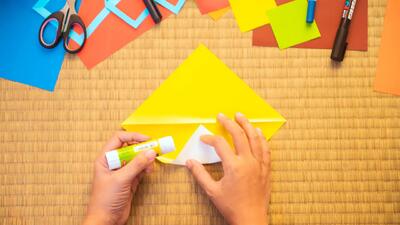  آموزش ساخت کاردستی لیوان با کاغذ رنگی + ویدیو