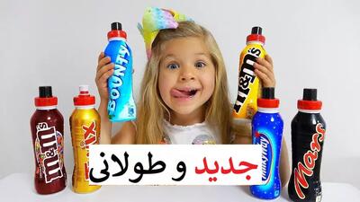  دیانا برنامه کودک دیانا و روما جدید | دیانا و روما طولانی چالش خوراکی شکلاتی