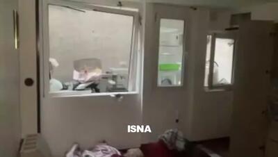 انفجار در یک ساختمان مسکونی در خیابان پیروزی
