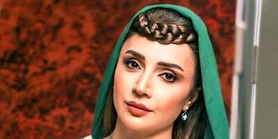  مدل جدید پیراهن مجلسی شبنم قلی‌خانی؛ سلطنتی و خاص با رنگ‌های آبی و سرمه‌ای!