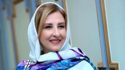  مرجانه گلچین در تم شیک سبز کله غازی؛ رنگ خاص و جذاب مجلسی!