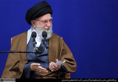  گزارش تصویری دیدار دست‌اندرکاران برگزاری گردهمایی بین‌المللی بزرگداشت آیت‌الله میرزا محمّدحسین نائینی با حضرت آیت‌الله خامنه‌ای