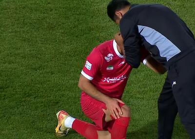 گل اول پرسپولیس به ذوب آهن (محمد عمری)