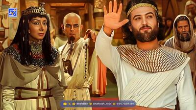  سفر در زمان؛ عکس دیده نشده از «زلیخا» سریال یوسف پیامبر در حال پخت نان