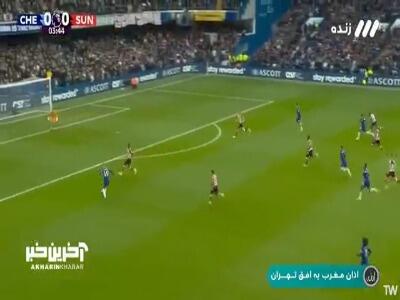 گل اول چلسی توسط گارناچو در دقیقه 4