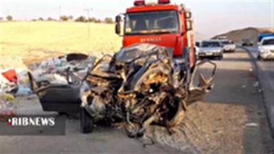  حادثه مرگبار رانندگی در محور کامیاران – سروآباد