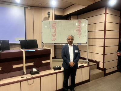  شهردار میناب در جمع اعضای هیئت موسس اتحادیه شهرداری‌های کشور