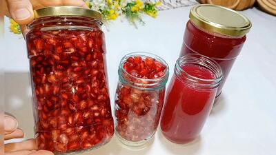  با این روش انار رو تا یک سال تازه نگه دار! بدون تغییر طعم و مزه