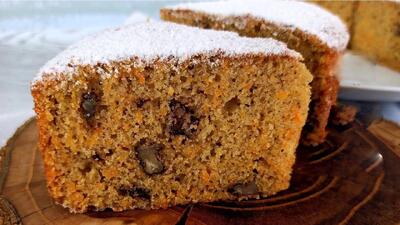  طرز تهیه کیک هویج و گردو خوش عطر، ساده و مناسب عصرانه های پاییزی