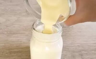  طرز تهیه کشک مایع کارخونه ای فقط با ۲ قلم مواد با ماندگاری بالا !