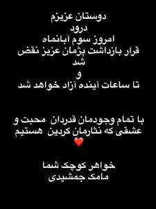  عکس/ خبر مهم خواهر پژمان جمشیدی درباره او | اقتصاد24