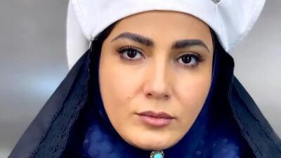تصاویر تازه منتشر شده از گریم قَجَری سمیرا حسن پور در سریال جیران!