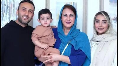 استایل خاص پویا گنجی، پسر فاطمه گودرزی در کنار عشقش دریا مرادی دشت!