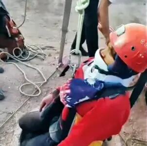 زن گمشده بعد از یک هفته در چاه پیدا شد