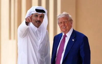 دیدار ترامپ در دوحه با امیر قطر